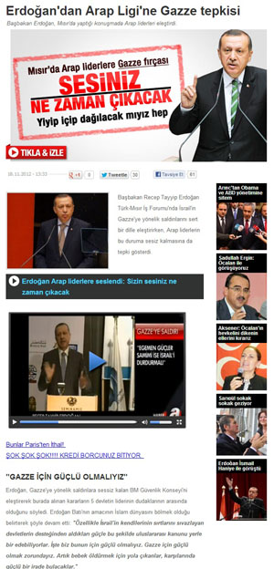 Erdoğan Arap Liderlerini Eleştirdi